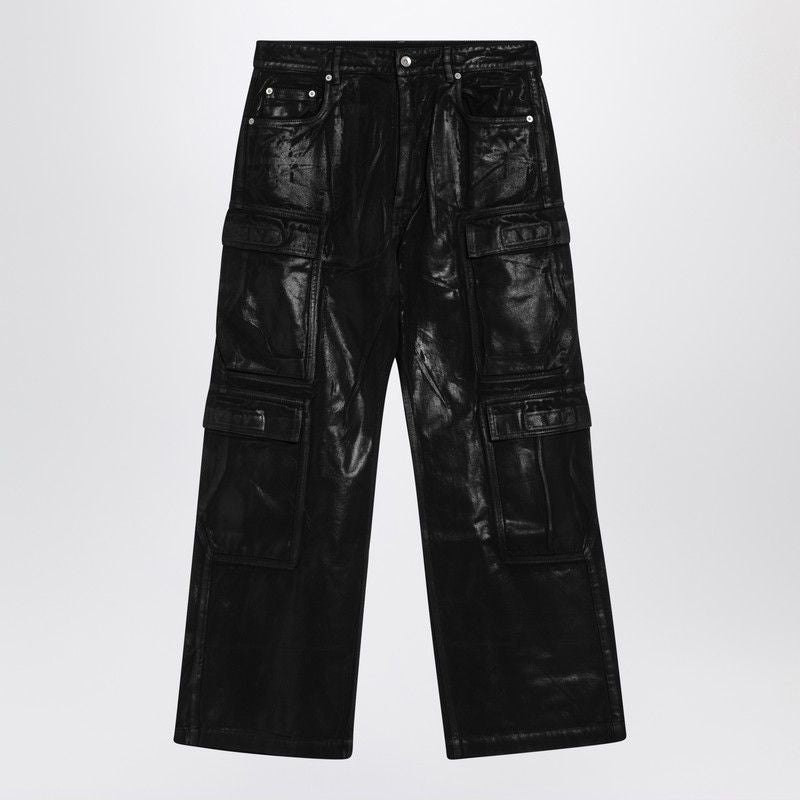 DRKSHDW Cargo Pants in Waxed Cotton