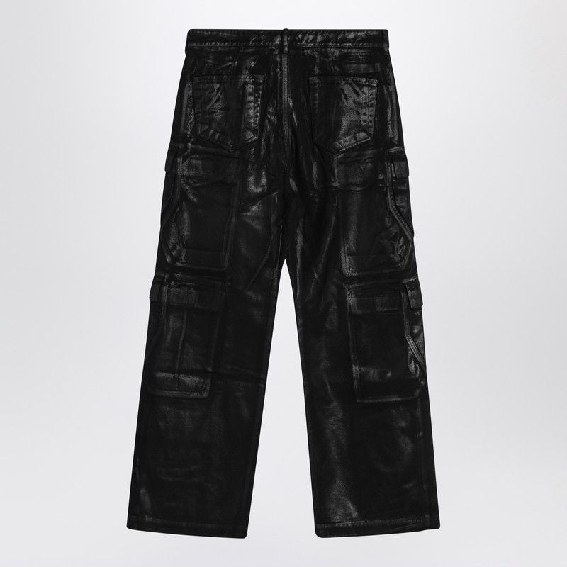 DRKSHDW Cargo Pants in Waxed Cotton