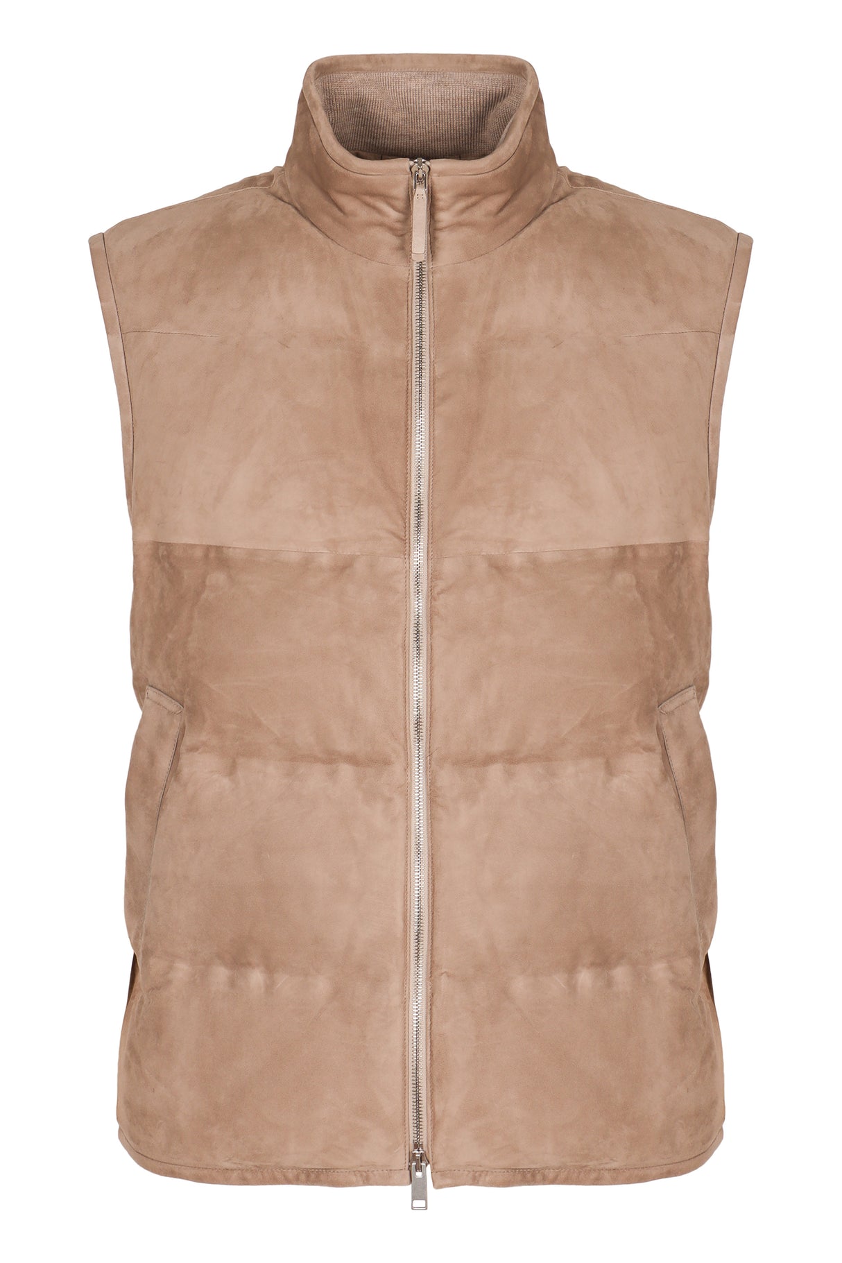 ZEGNA Full Zip Down Vest for Men