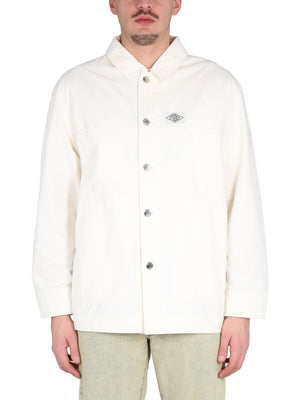 ETUDES STUDIO Men's Classic Collar Cotton Shirt Jacket