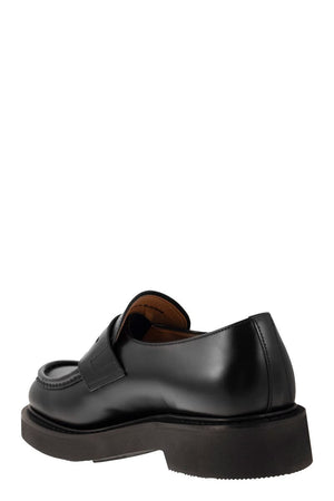 CHURCH'S Men's Premium Loafer with Leather Finish and Handcrafted Detailing