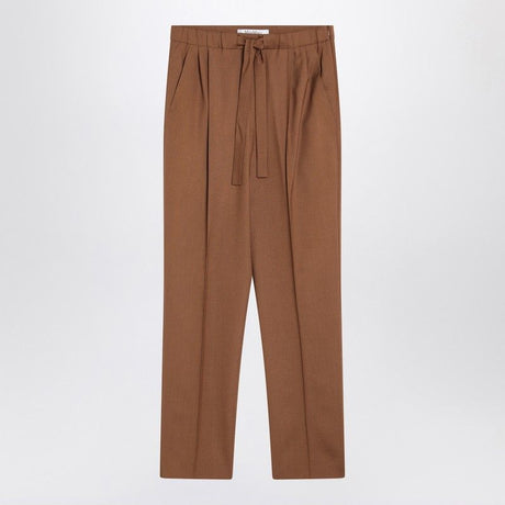 MAX MARA Chic Women's Adjustable Waist Pants in a Wool and Silk Blend