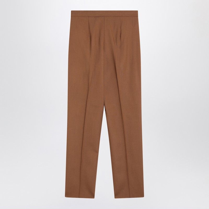 MAX MARA Chic Women's Adjustable Waist Pants in a Wool and Silk Blend