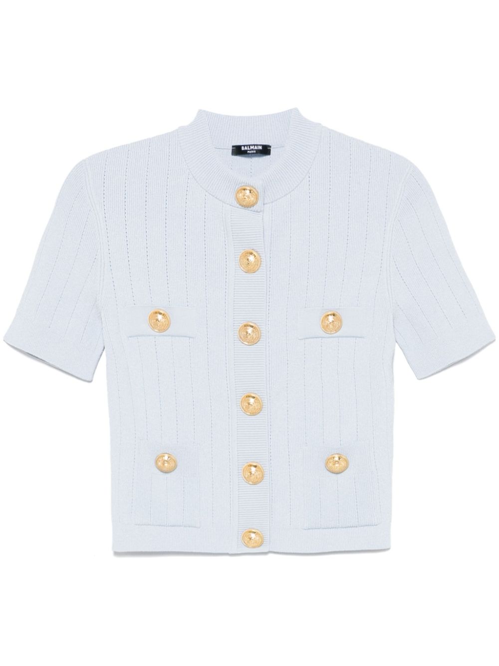 BALMAIN Buttoned Crewneck Cardigan