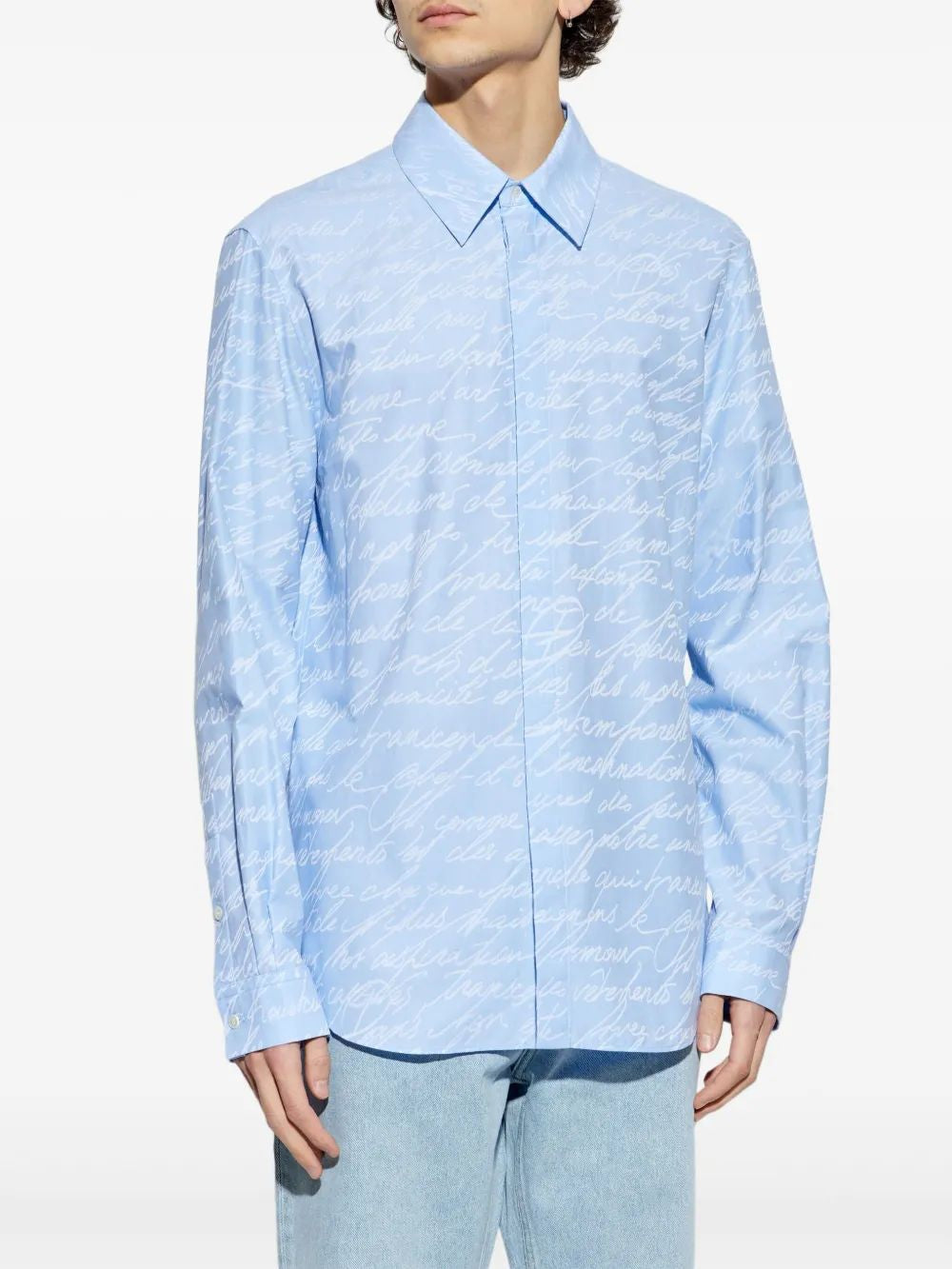 BALMAIN Long Sleeve Button-Up Shirt