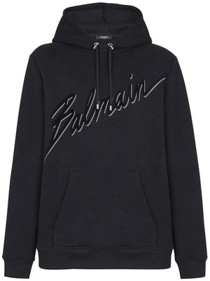 BALMAIN Oversized Long Sleeve Hoodie for Men