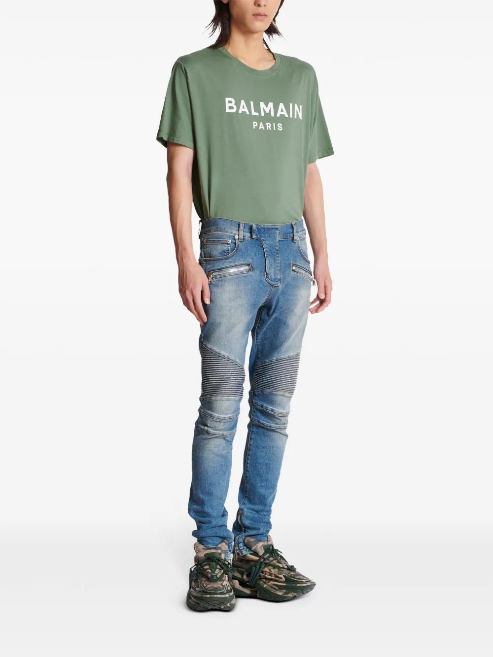 BALMAIN Slim Fit Jeans for Men - SS25 Collection