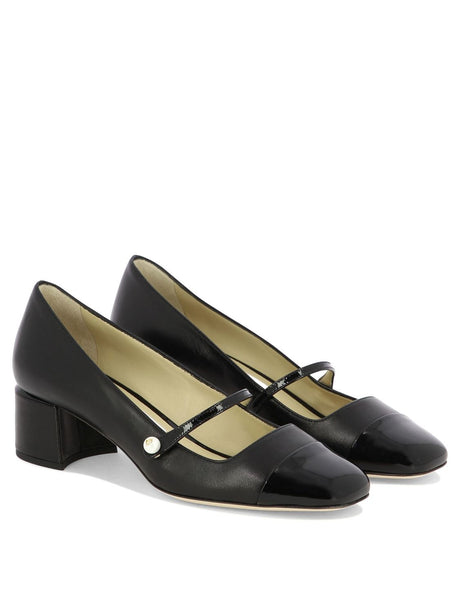 JIMMY CHOO ELISA 45 Elegant Leather Pumps