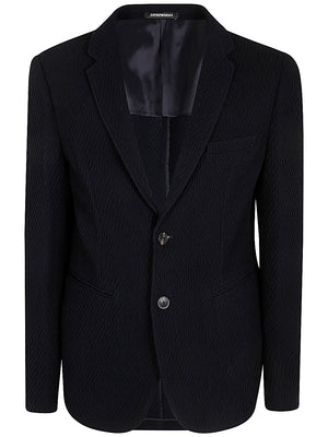 EMPORIO ARMANI Men's Elegant Wool Blazer