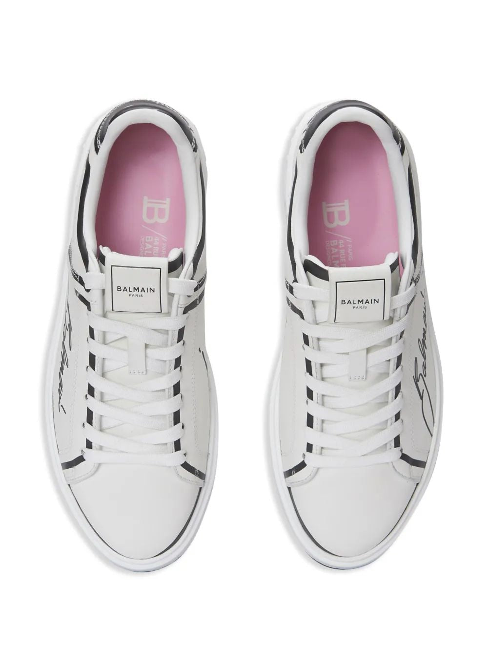 BALMAIN Low Top Lace Up Sneakers for Men