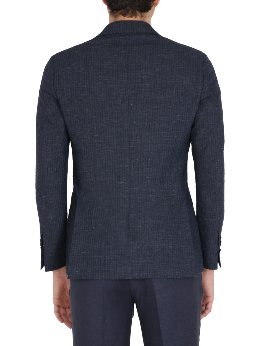 LARDINI Men's Single-Breasted Jacket - SS22 Collection