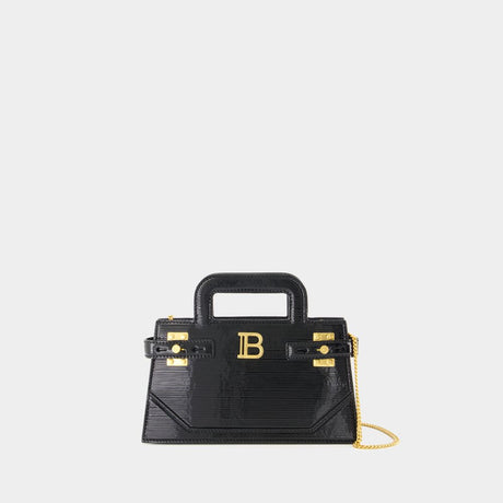 BALMAIN Mini Top Handle Crossbody Bag