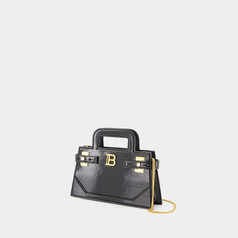 BALMAIN Mini Top Handle Crossbody Bag