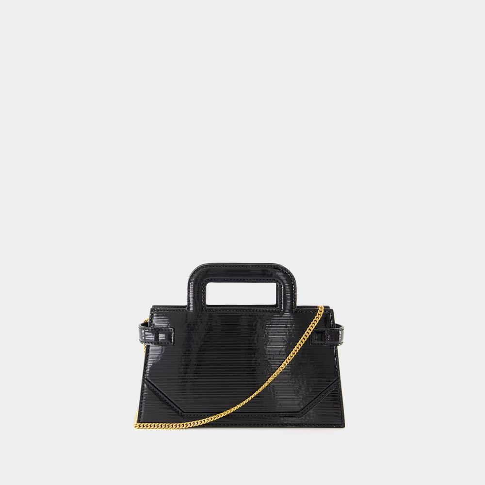 BALMAIN Mini Top Handle Crossbody Bag