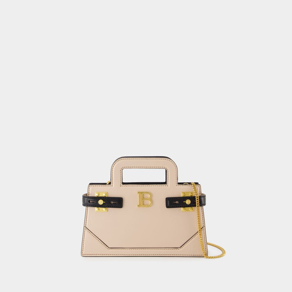 BALMAIN Mini Crossbody Top Handle Bag