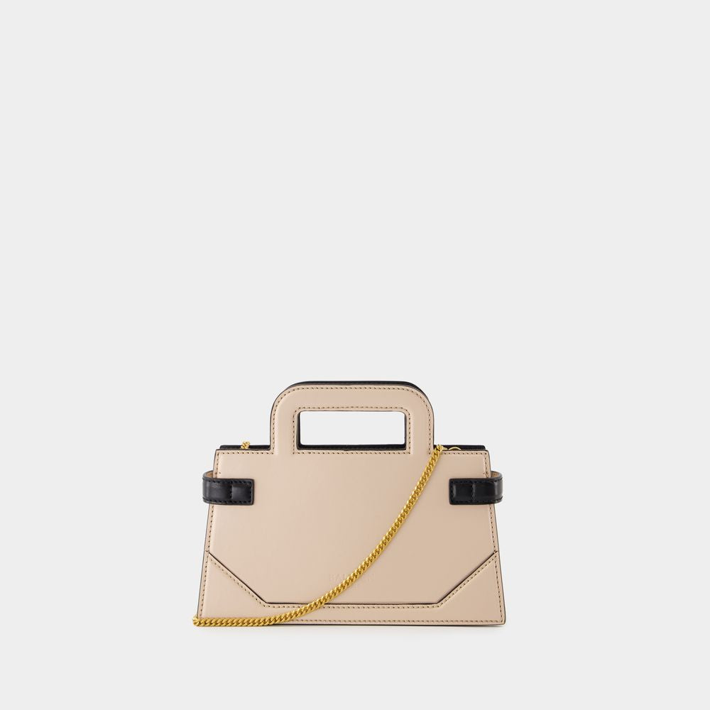 BALMAIN Mini Crossbody Top Handle Bag