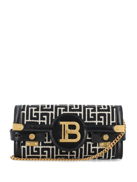 BALMAIN Chic Mini Jacquard Handbag