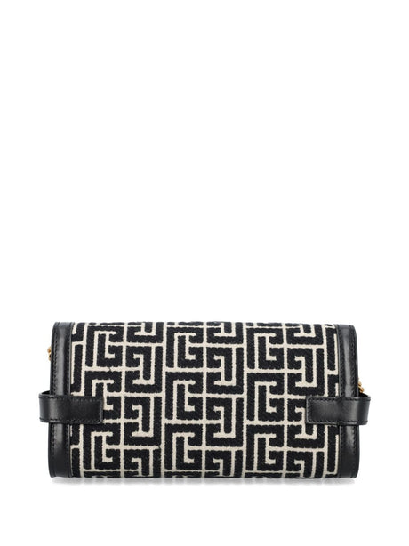 BALMAIN Chic Mini Jacquard Handbag