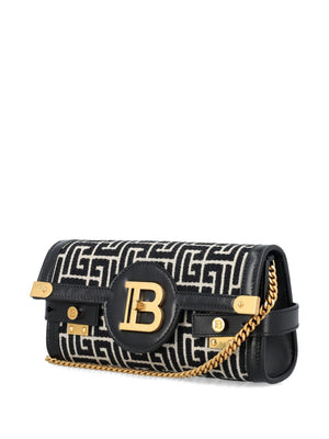 BALMAIN Chic Mini Jacquard Handbag