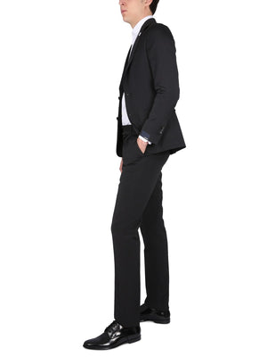 LARDINI Men's Single-Breasted Suit