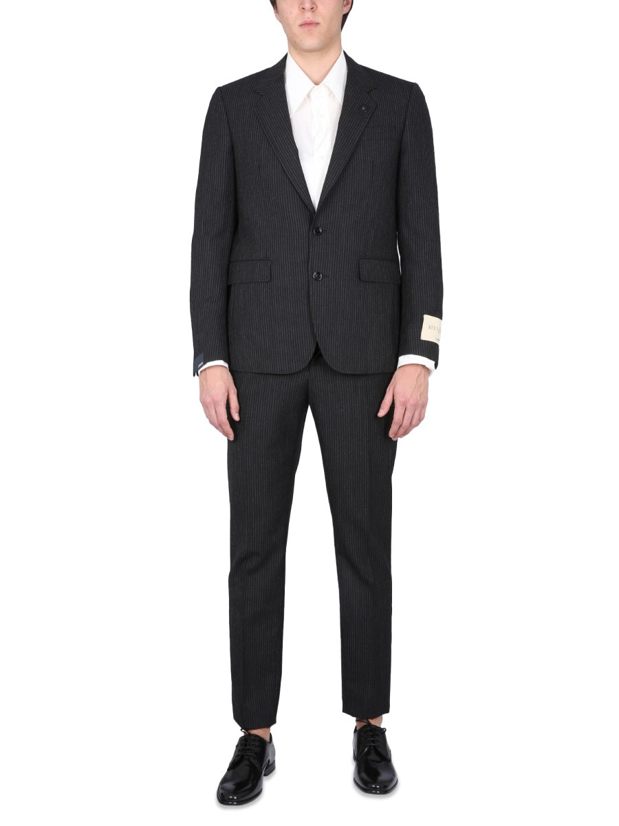 LARDINI Peak Lapel Single-Breasted Suit for Men - SS23 Collection