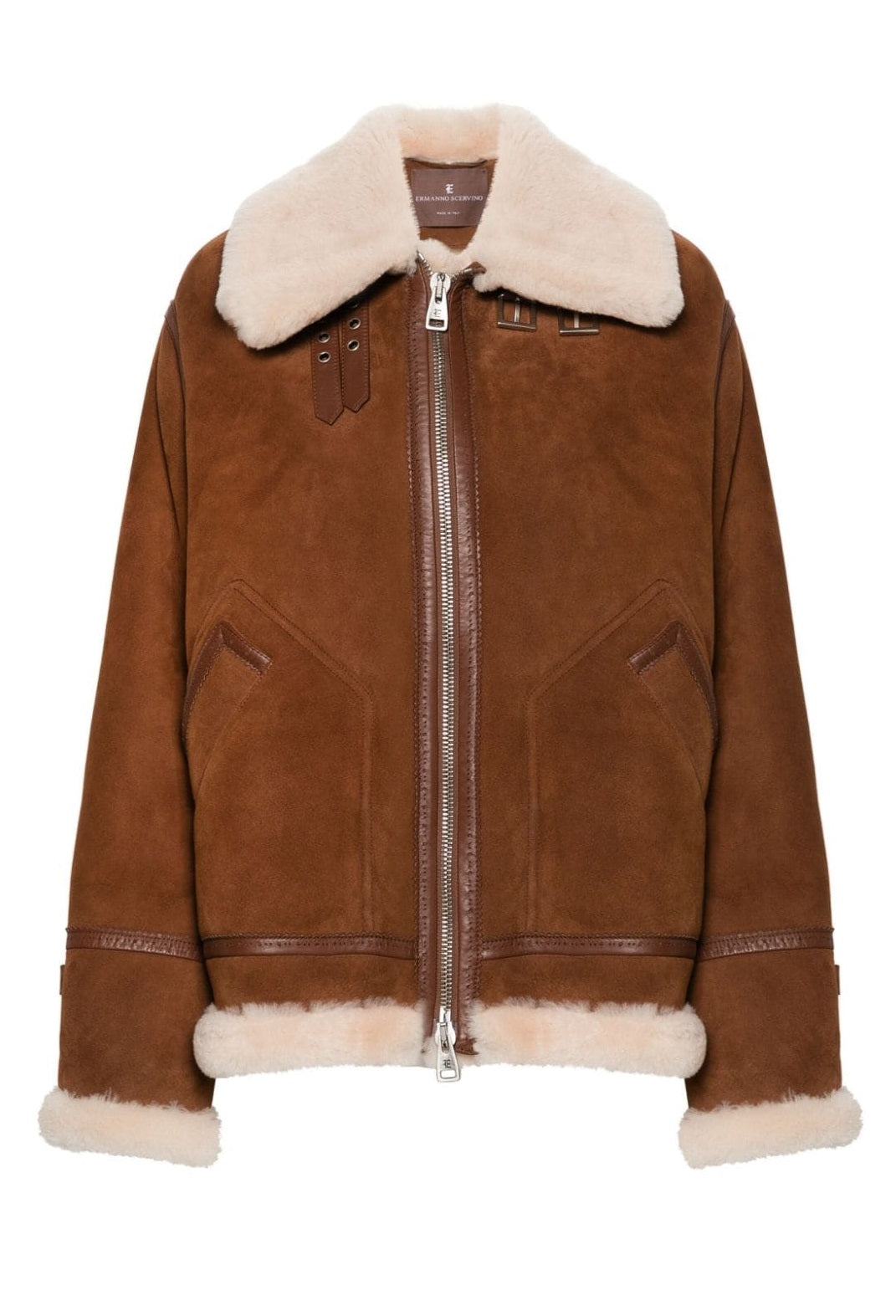 ERMANNO SCERVINO Luxurious Shearling Jacket for Women