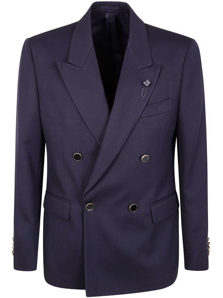 LARDINI Men's Premium Wool Feeling Jacket