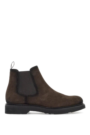 CHURCH'S Luxury Nubuck Leather Chelsea Boots