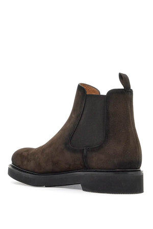 CHURCH'S Luxury Nubuck Leather Chelsea Boots