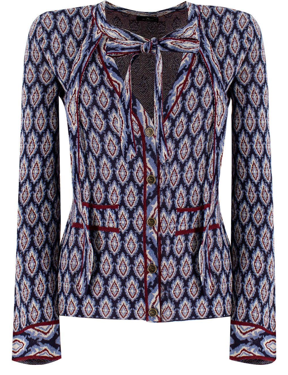 ETRO Elegant Jacquard Knit Cardigan for Women