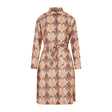 ETRO Chic Printed Wool and Silk Shirt Dress - Size 11629.5040