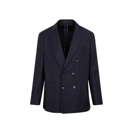 ETRO Sophisticated Virgin Wool Jacket for Men