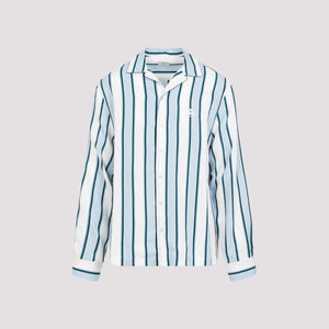 ETRO Men's Classic Striped Bowling Shirt