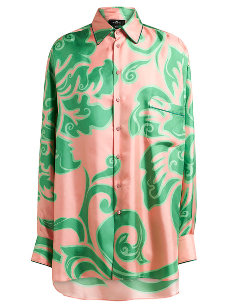 ETRO Pajama-Style Mini Shirt for Women