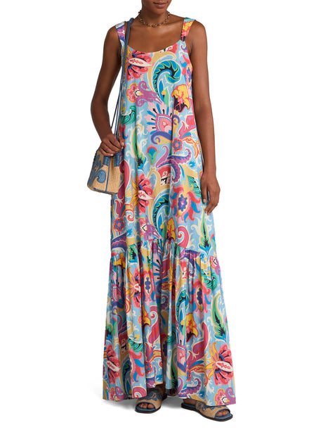 ETRO Floral Paisley Print Maxi Dress for Women