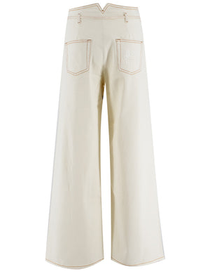 ETRO High-Waisted Wide Leg Jeans