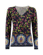 ETRO Luxurious V-Neck Slim Fit Sweater