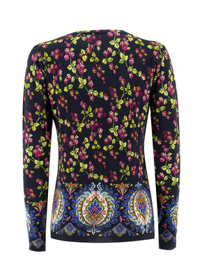 ETRO Luxurious V-Neck Slim Fit Sweater