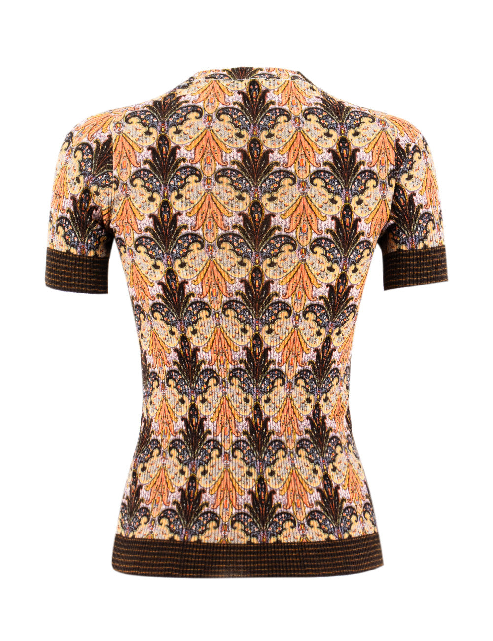 ETRO Slim Fit T-Shirt with Paisley Design