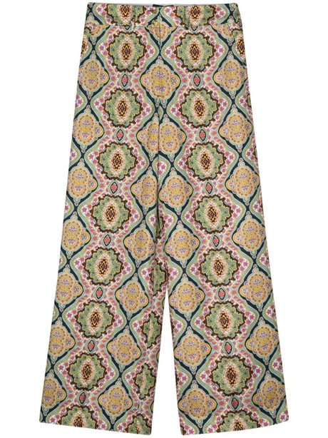 ETRO Luxury Silk Trousers for Women