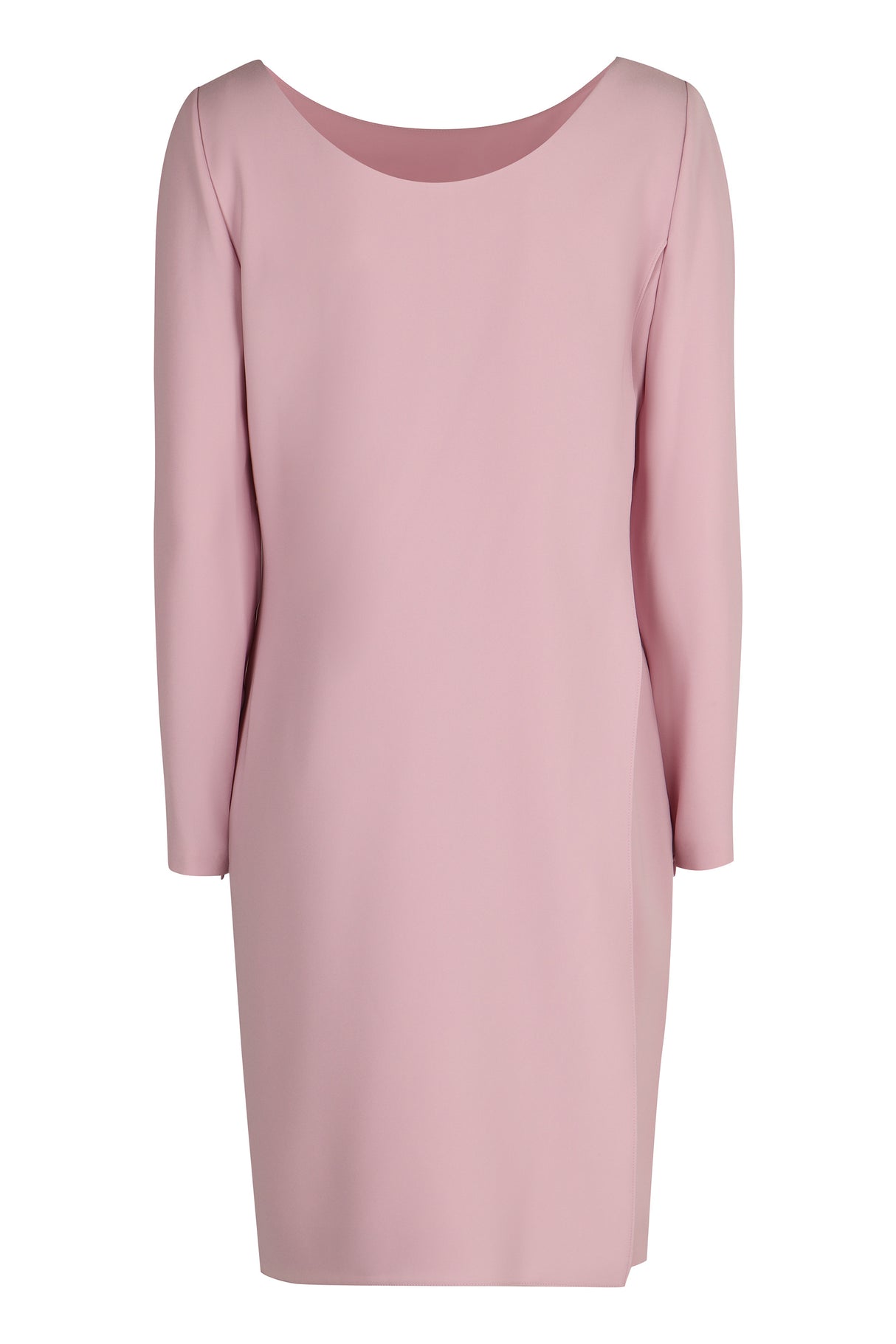 EMPORIO ARMANI Asymmetrical Cady Dress with Gathering Detail