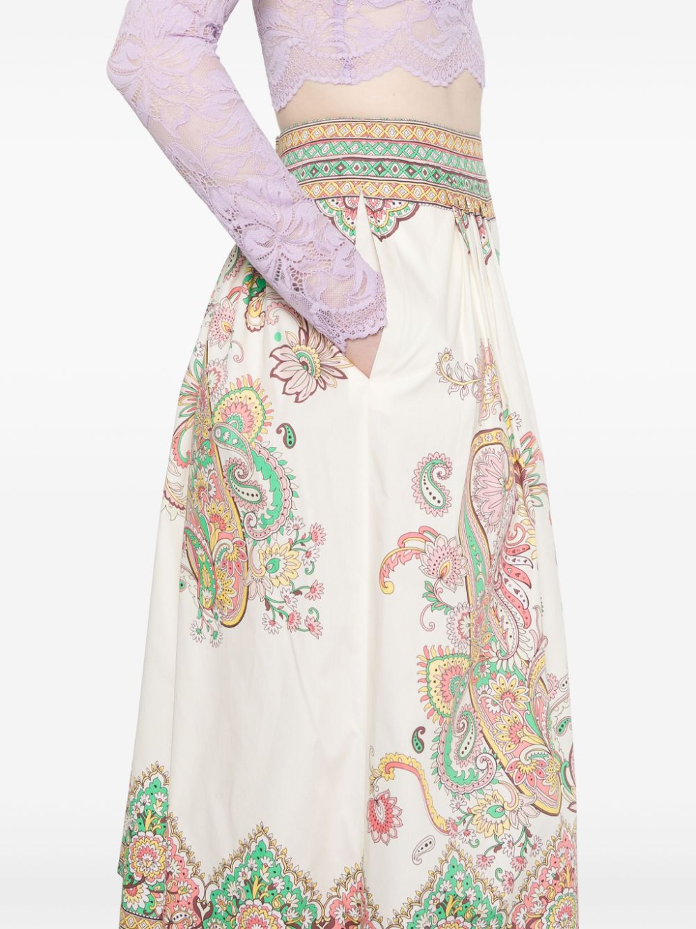 Etro Midi Skirt with Stylish Print for Women