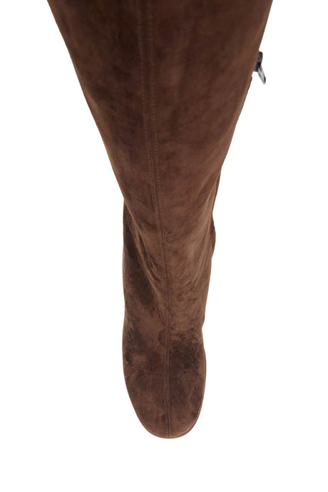 KHAITE Knee-High Suede Leather Boots