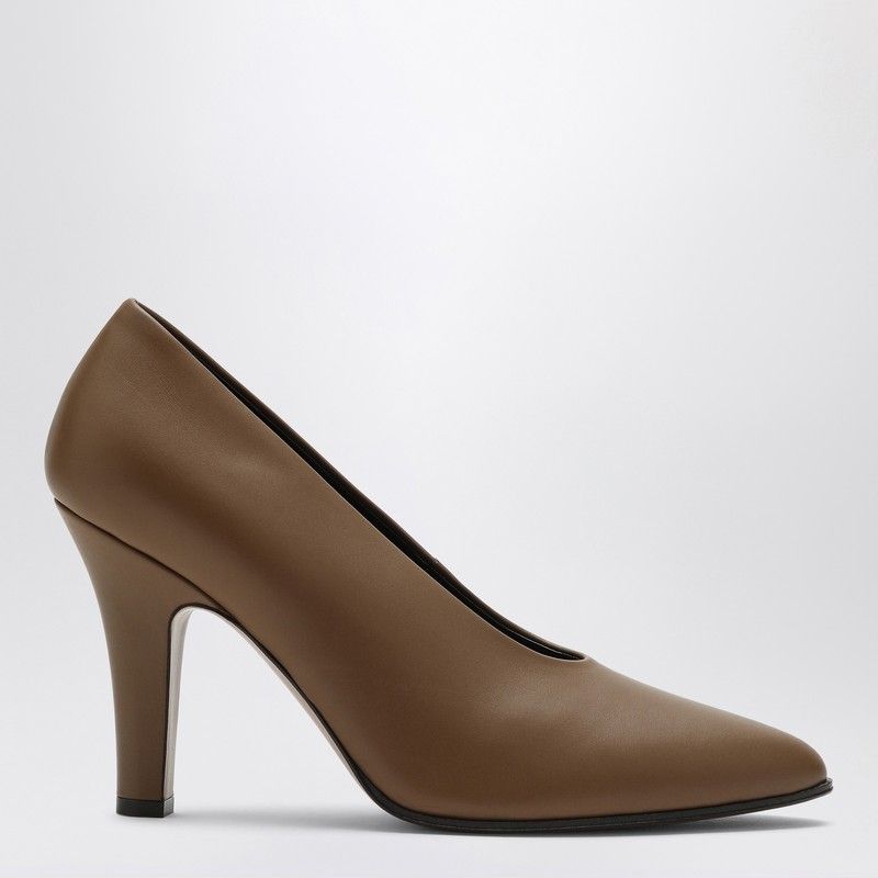 THE ROW Elegant Smooth Leather Pumps