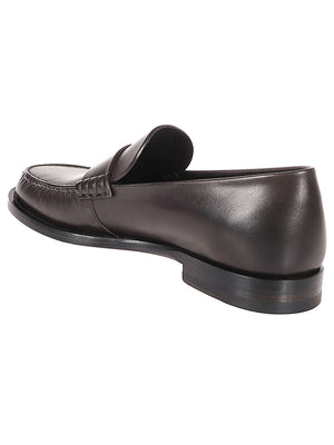 THE ROW Sleek Leather Loafers for Women