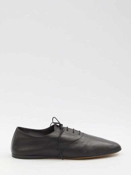 THE ROW Lace-Up Shoes with Elongated Almond Toe