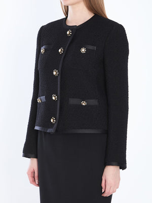 DOLCE & GABBANA Mini Cropped Single-Breasted Jacket