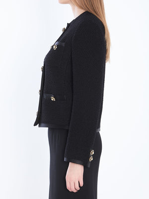 DOLCE & GABBANA Mini Cropped Single-Breasted Jacket