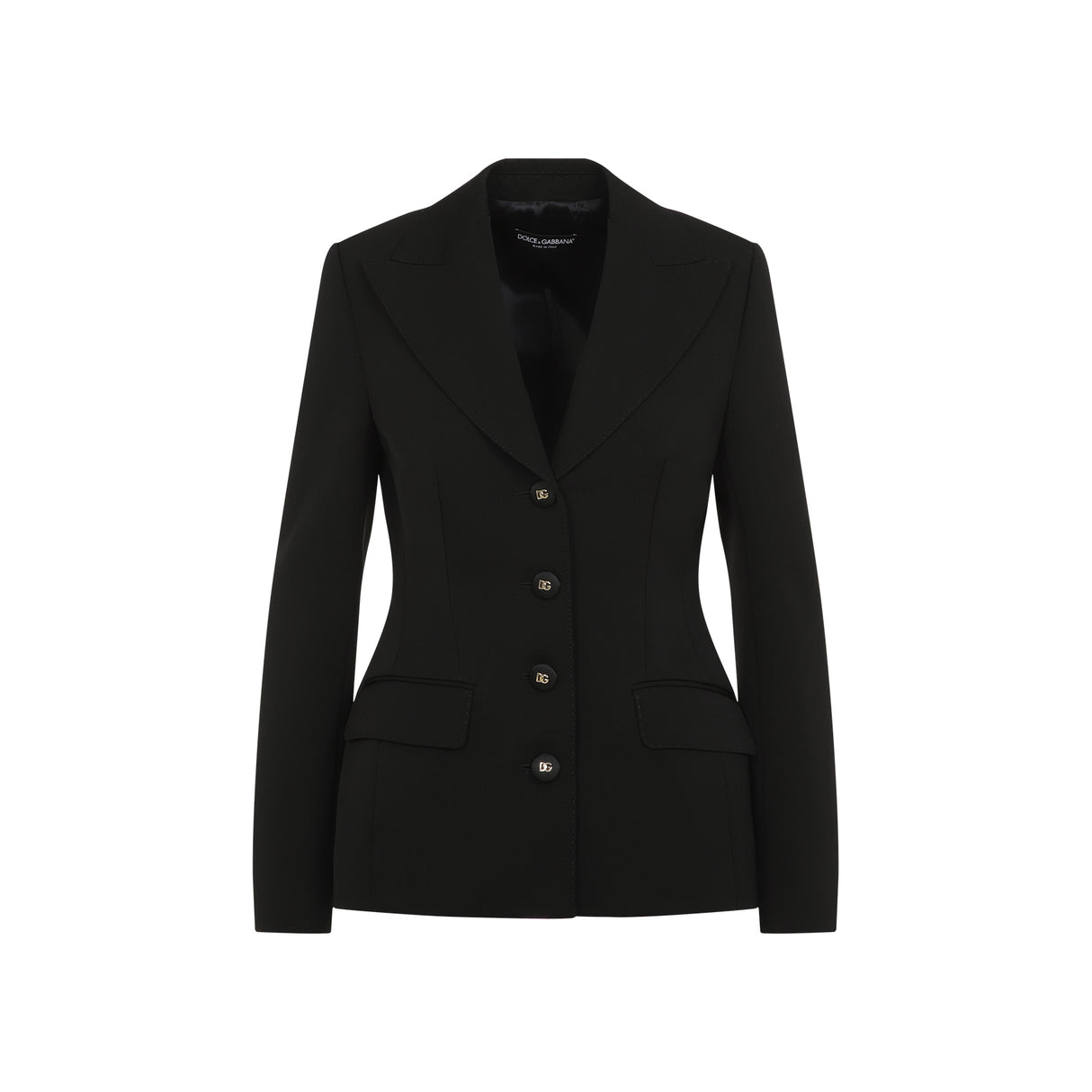 DOLCE & GABBANA Elegant Virgin Wool Jacket for Women