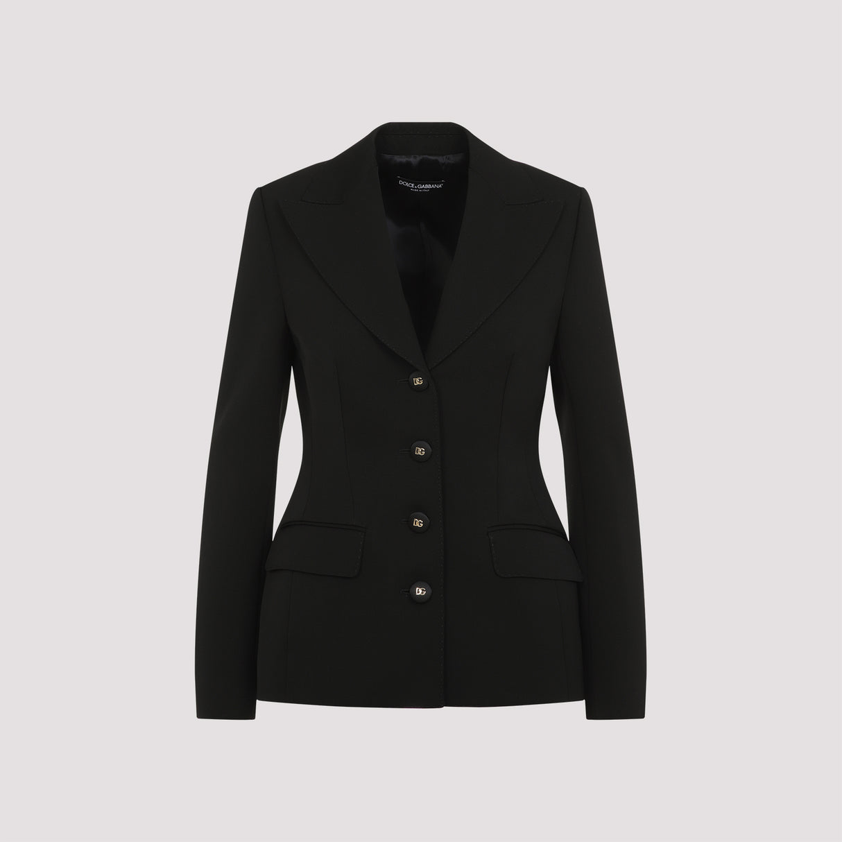 DOLCE & GABBANA Elegant Virgin Wool Jacket for Women